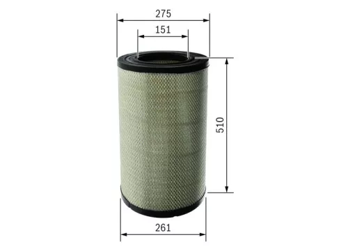 Air Filter BOSCH F 026 400 678)