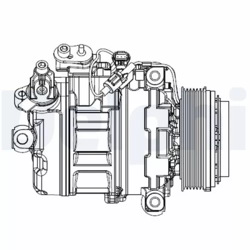 Compressor, air conditioning DELPHI CS20547)