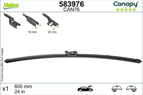 Wiper Blade VALEO 583976)