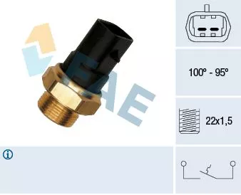 Temperature Switch, radiator fan FAE 37280)