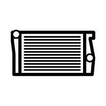 Radiator, engine cooling NRF 550191)