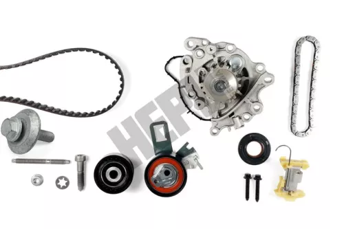 Water Pump & Timing Belt Kit HEPU PK19010-XT1)