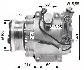 Compressor, air conditioning NRF 32491)