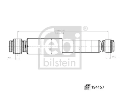 Shock Absorber FEBI BILSTEIN 194157)