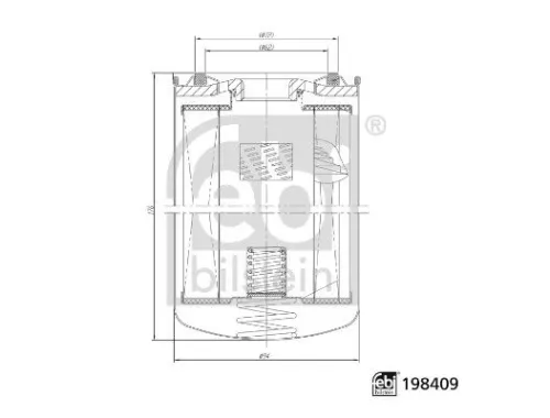 Oil Filter FEBI BILSTEIN 198409)