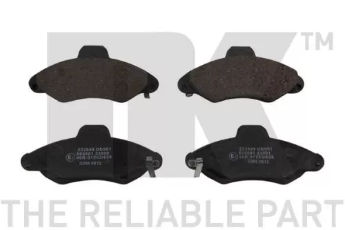 Brake Pad Set, disc brake NK 222549)
