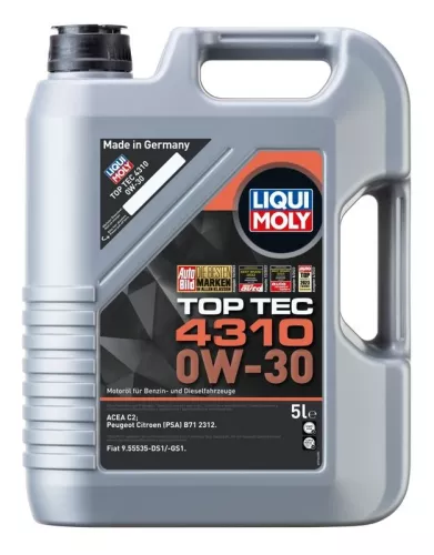 Liqui Moly Top Tec 4310 0W30 5L 2362 Oil LIQUI MOLY 2362)