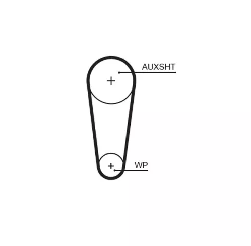 Timing Belt GATES 5682XS)