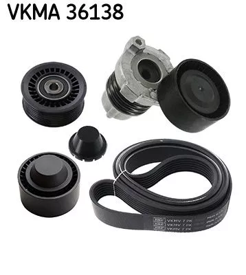 V-ribbed Belt Set SKF VKMA 36138)