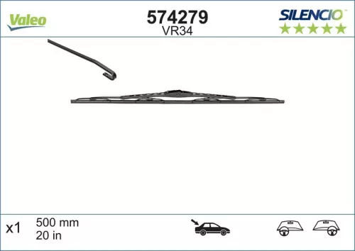 Wiper Blade VALEO 574279)