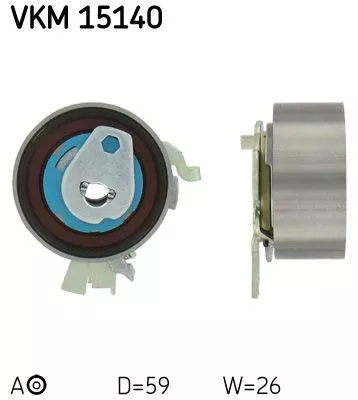Tensioner Pulley, timing belt SKF VKM 15140)
