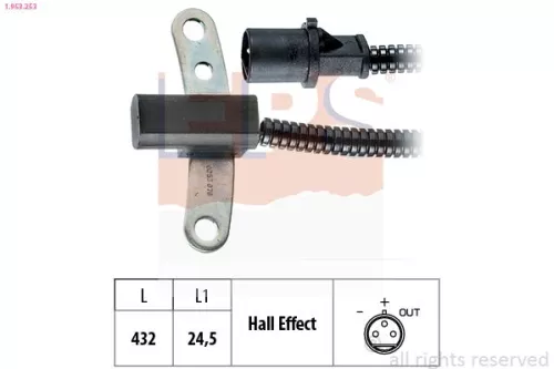 Sensor, crankshaft pulse EPS 1.953.253)