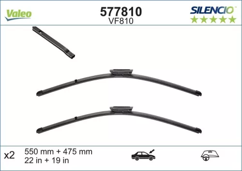 Wiper Blade VALEO 577810)