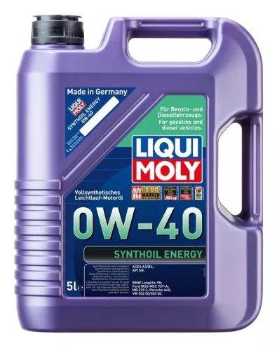 Liqui Moly Synthoil Energy 0W40 5L 9515 Engine Oil LIQUI MOLY 9515)