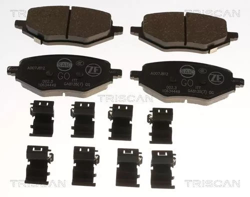 Brake Pad Set, disc brake TRISCAN 8110 82010)