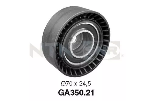 Tensioner Pulley, V-ribbed belt SNR GA350.21)