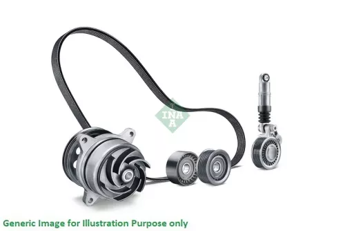 Water Pump + V-ribbed Belt Kit Schaeffler INA 529 0330 31)