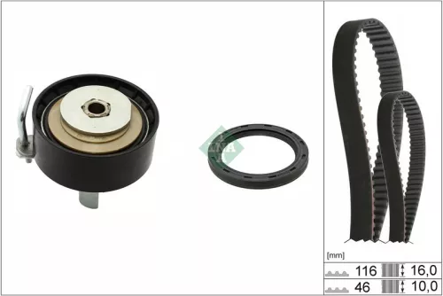 Timing Belt Kit Schaeffler INA 530 0958 10)