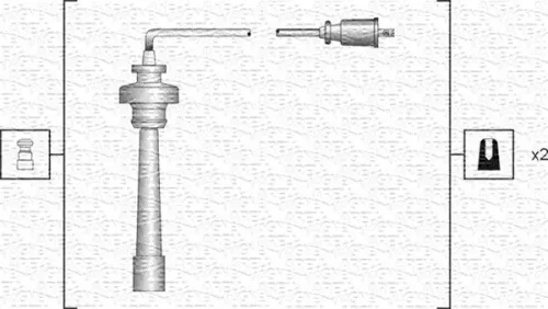 Ignition Cable Kit MAGNETI MARELLI 941318111192)